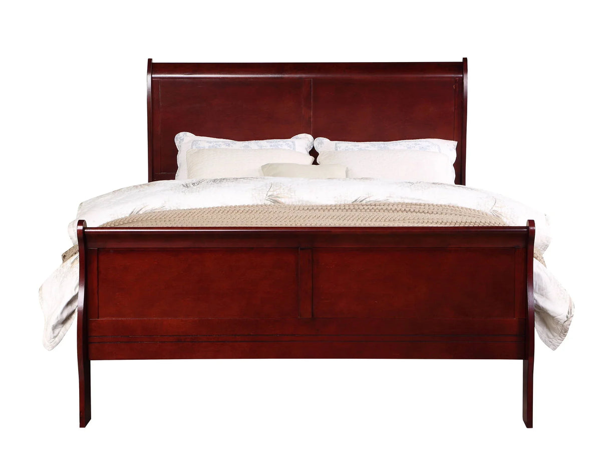 Louis Philippe - Sleigh Style Bed - Furniture Home Direct