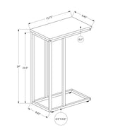 Accent Table, C - Shaped, Space-Saving Functionality - Furniture Home Direct