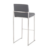Fuji - Contemporary And Modern Elegance High Back Barstool - Furniture Home Direct