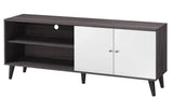 Amidon - TV Stand, With 2 Storage Shelves And 1 Cabinet - Furniture Home Direct