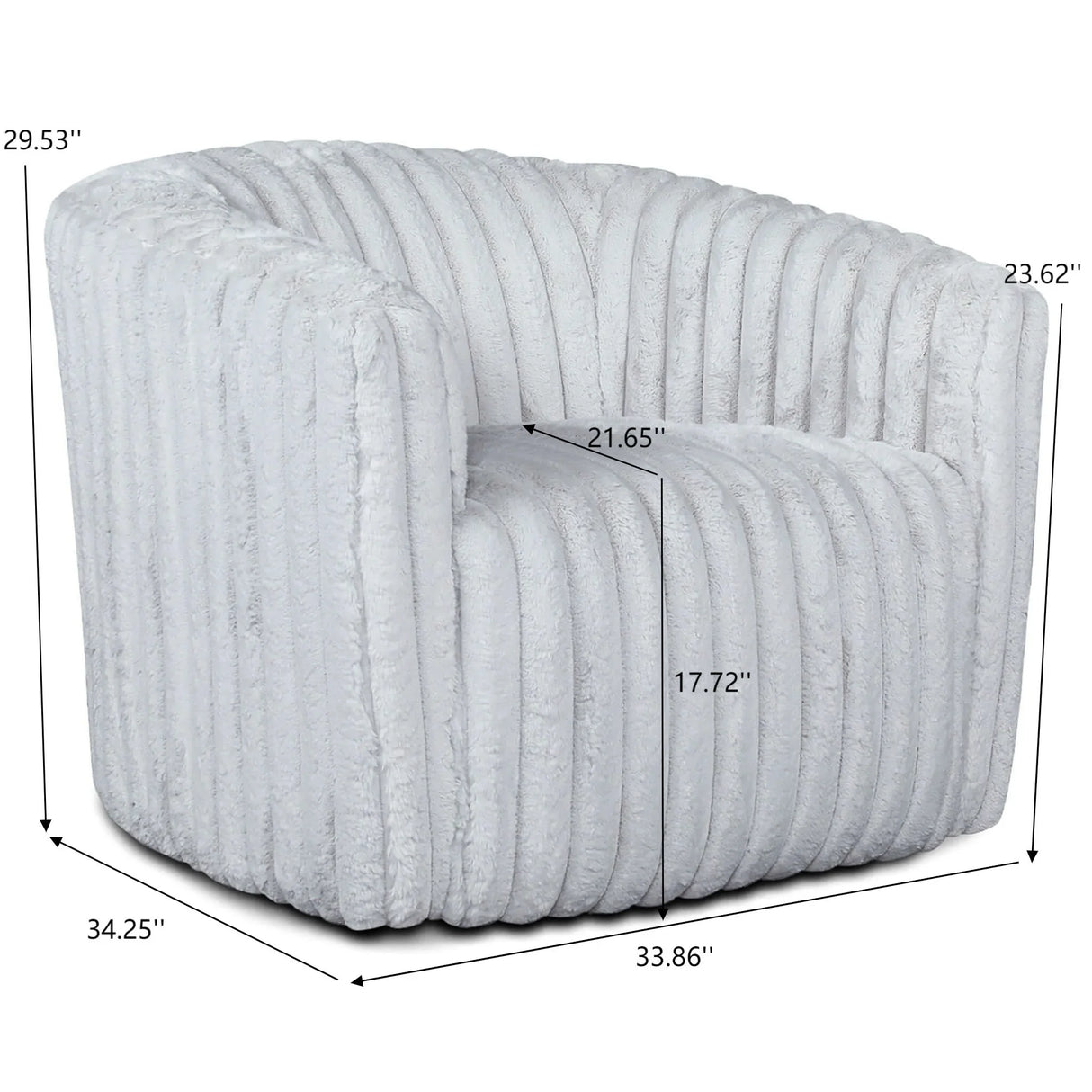 Mira - Modern Comfort Swivel Chair - Furniture Home Direct