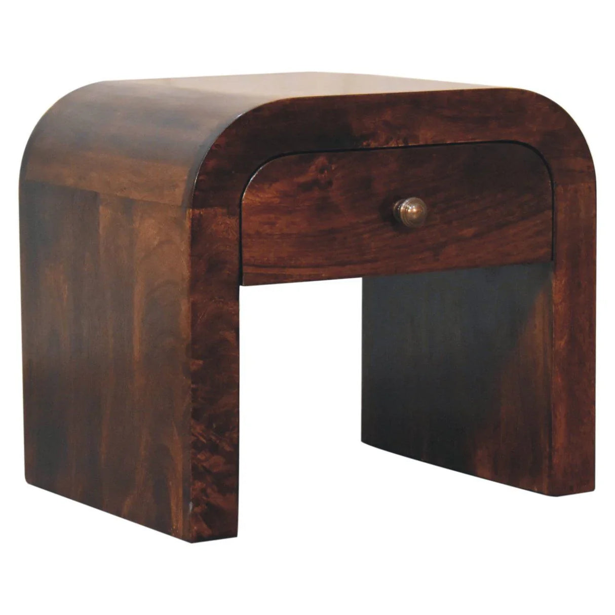 Mini Darcy - Nightstand With Curved Edges - Furniture Home Direct