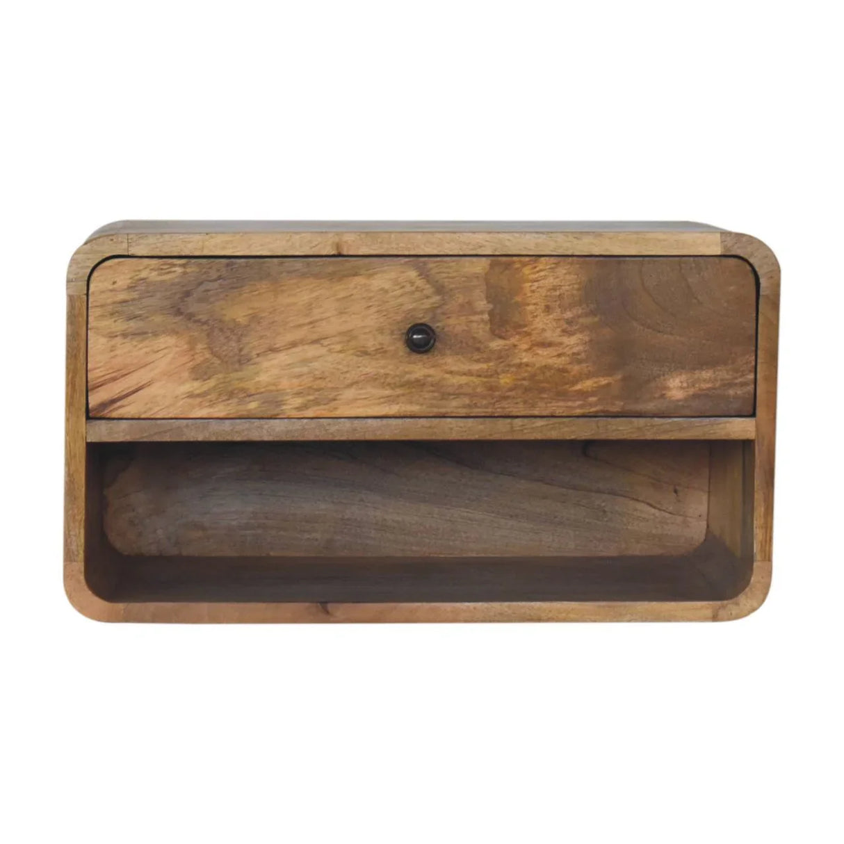 Curve Upper Slot Floating Nightstand - Furniture Home Direct