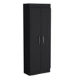 Clinton - Pantry Storage Kitchen Cabinet - Black - Furniture Home Direct