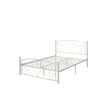 Full With Metal Frame Bed - White - Furniture Home Direct