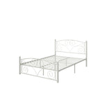 Full With Metal Frame Bed - White - Furniture Home Direct