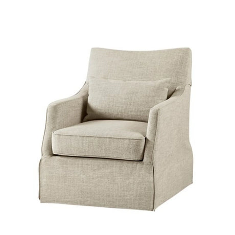 Traditional Design London Skirted Swivel Chair - Furniture Home Direct