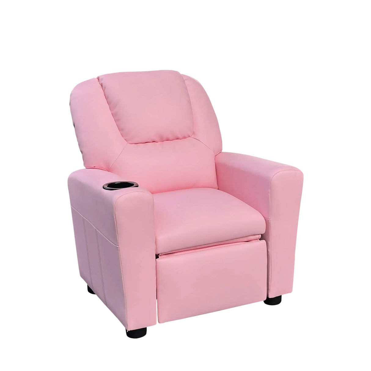Marisa - PU Leather Kids Recliner Chair With Cupholder - Furniture Home Direct