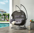Vasant - Wicker Hanging Chair - Gray - Furniture Home Direct
