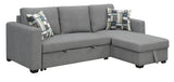 Pensole - Reversible Pop - Up Sleeper Sectional - Furniture Home Direct