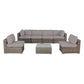 Seating Set With Cushions Handcrafted Wicker Design - Furniture Home Direct