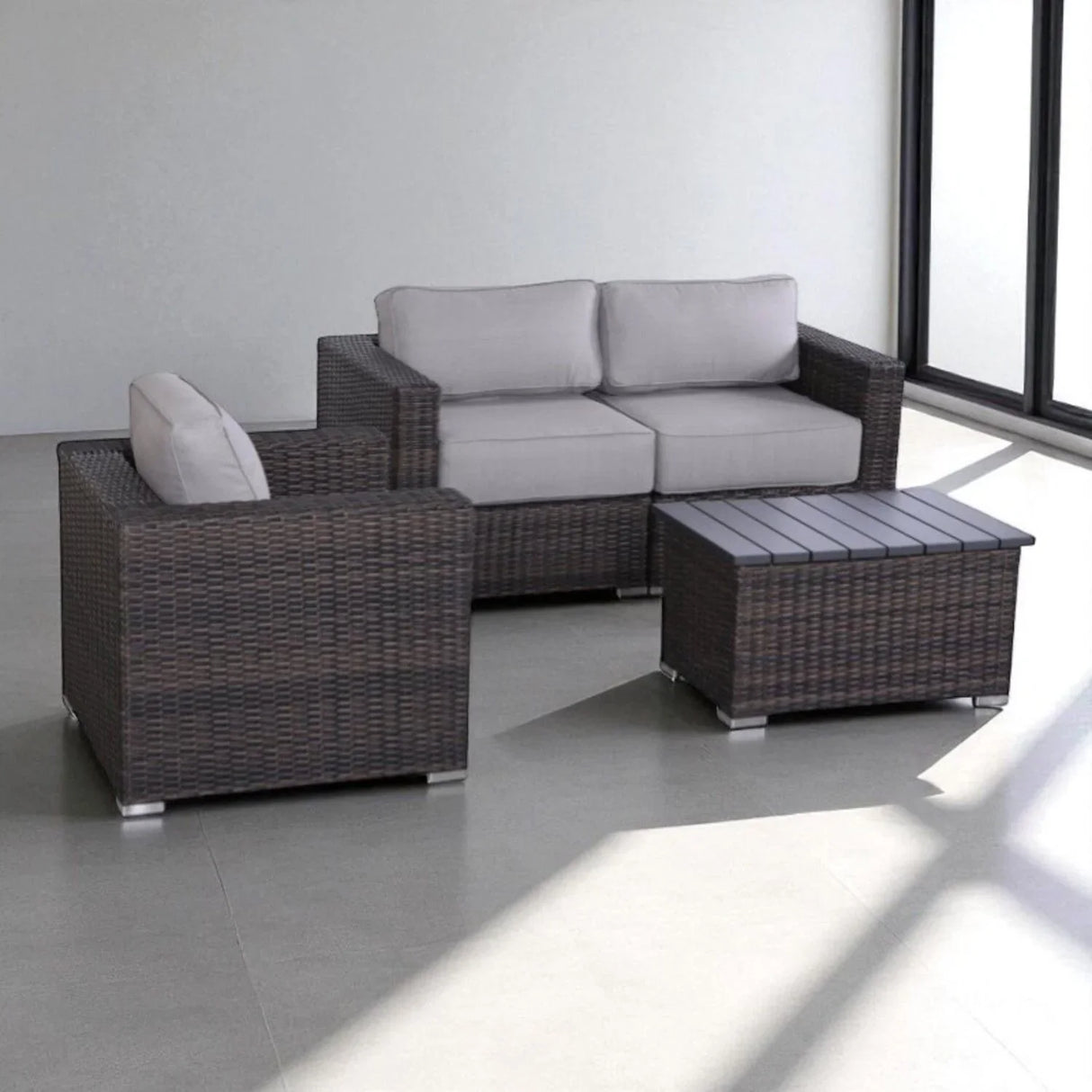 Stylish Sofa Seating Group With Cushions Perfect For Outdoor Gatherings - Furniture Home Direct