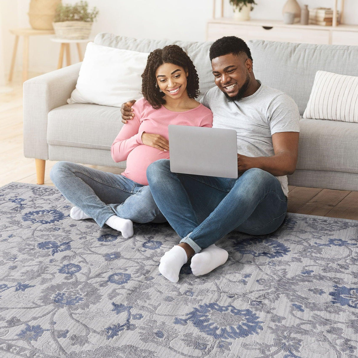 Marfi - Trendy Oriental Area Rug - Furniture Home Direct