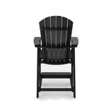 Adirondack Style Counter Chair Stylish HDPE Poly Lumber For Dining, Patio, And Garden Comfort - Furniture Home Direct