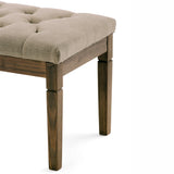 Waverly - Upholstered Tufted Ottoman Bench - Furniture Home Direct