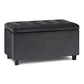 Cosmopolitan - Upholstered Storage Ottoman - Furniture Home Direct