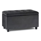 Cosmopolitan - Upholstered Storage Ottoman - Furniture Home Direct