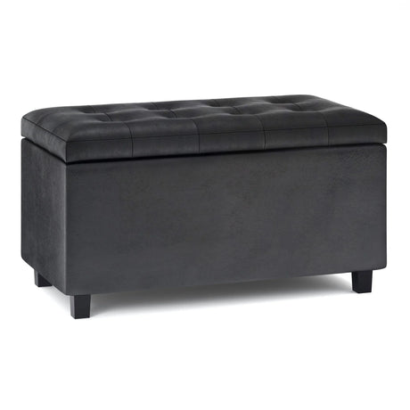 Cosmopolitan - Upholstered Storage Ottoman - Furniture Home Direct