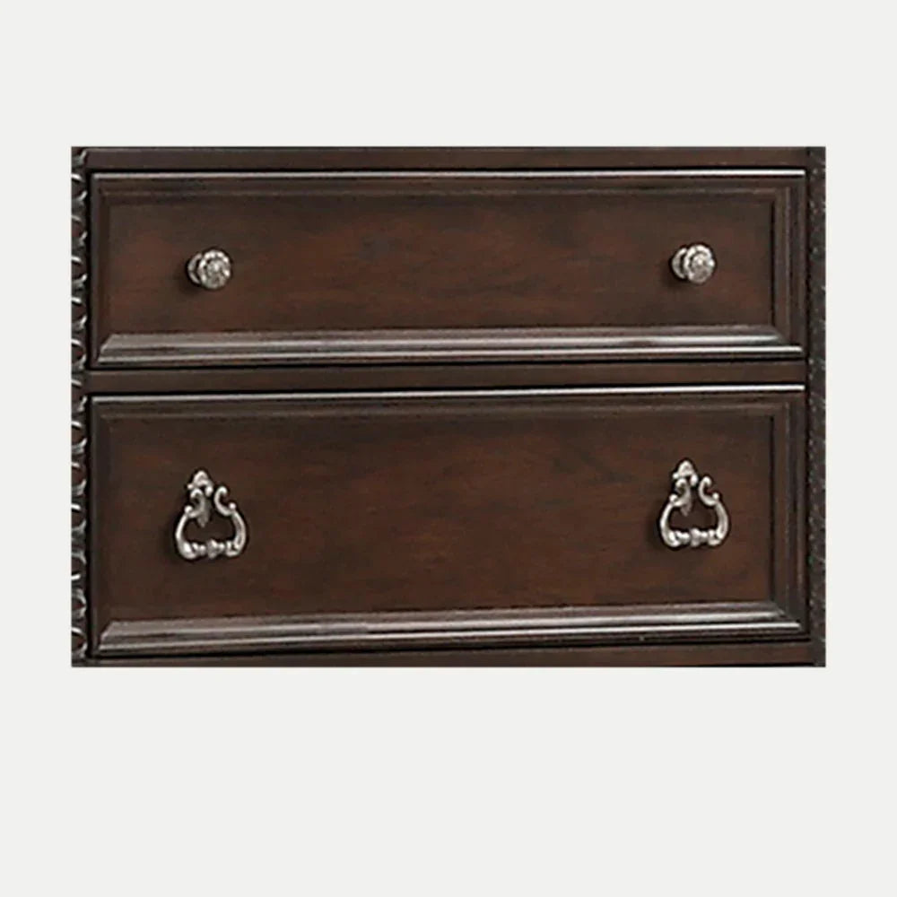 Traditional 5 Drawer Chest - Mahogany - Furniture Home Direct