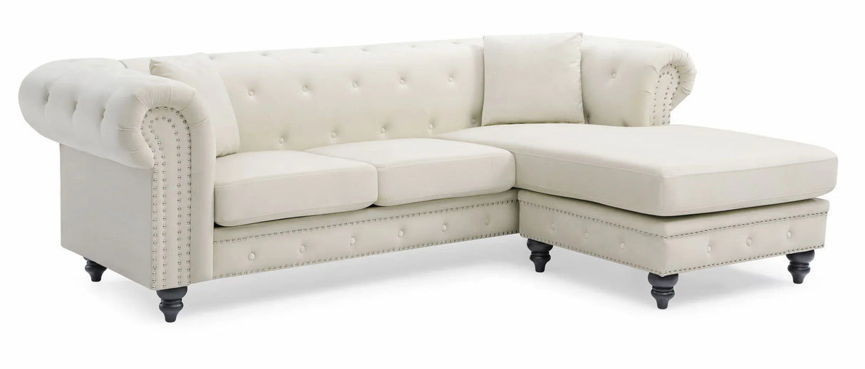 Nola - Luxurious Design Sofa Chaise - Furniture Home Direct