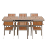 Outdoor Extendable Dining Set - Furniture Home Direct