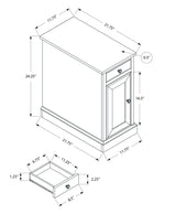 Accent End Table, Storage Drawer, Versatile Design - Espresso - Furniture Home Direct