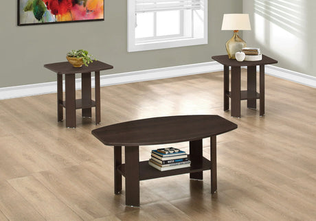 Transitiona Coffee Table Set (Set of 3) - Espresso - Furniture Home Direct