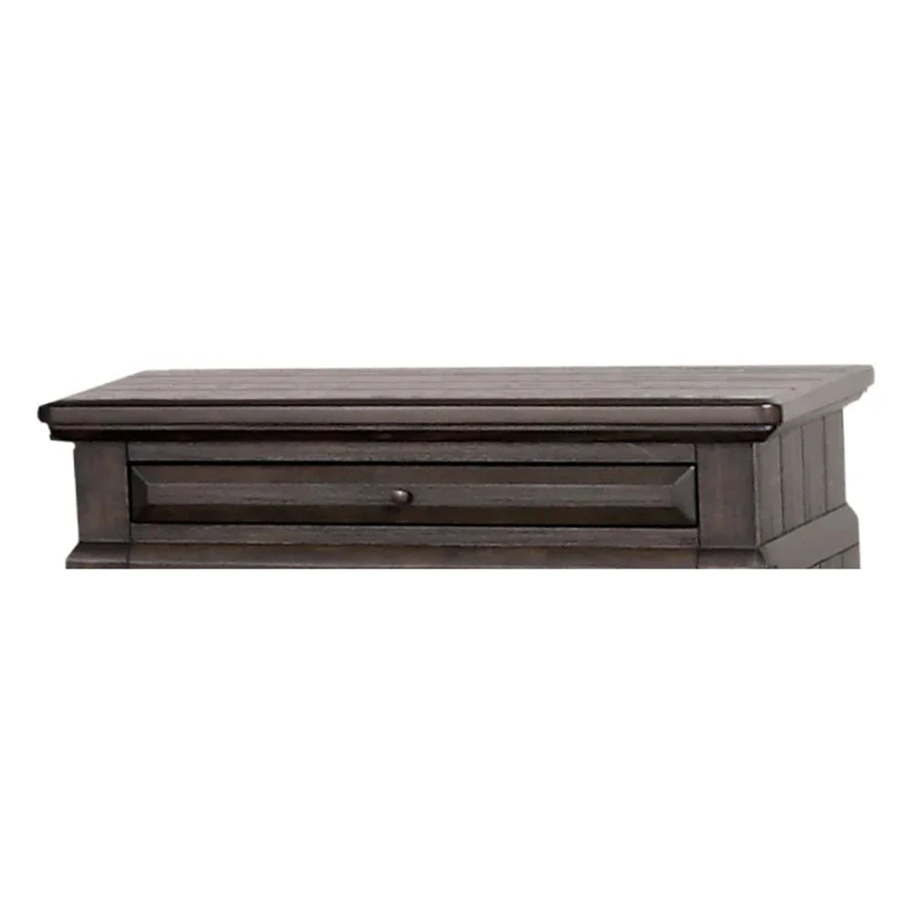 2 Drawer Nightstand Elegant Design - Mahogany - Furniture Home Direct