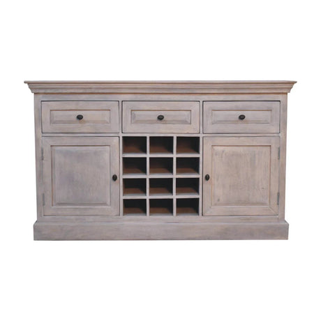 Acid - Wine Storage Unit - Gray Ash - Furniture Home Direct