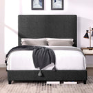 Upholstered Platform Bed - Furniture Home Direct