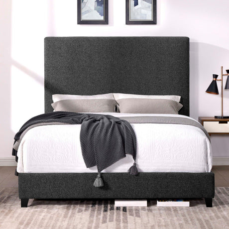 Upholstered Platform Bed - Furniture Home Direct