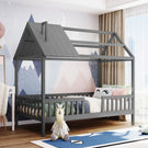 House Bed With Fence - Furniture Home Direct