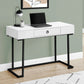 Computer Desk For Home Office, Glossy, Storage Drawer - Furniture Home Direct