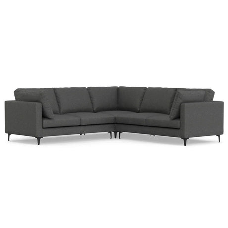 Ava - Mid Century Corner Sectional Sofa Handcrafted - Furniture Home Direct