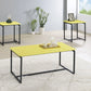 GT - 3 Piece Carbon Fiber Wrap Coffee Table And End Table (Set of 3) - Furniture Home Direct