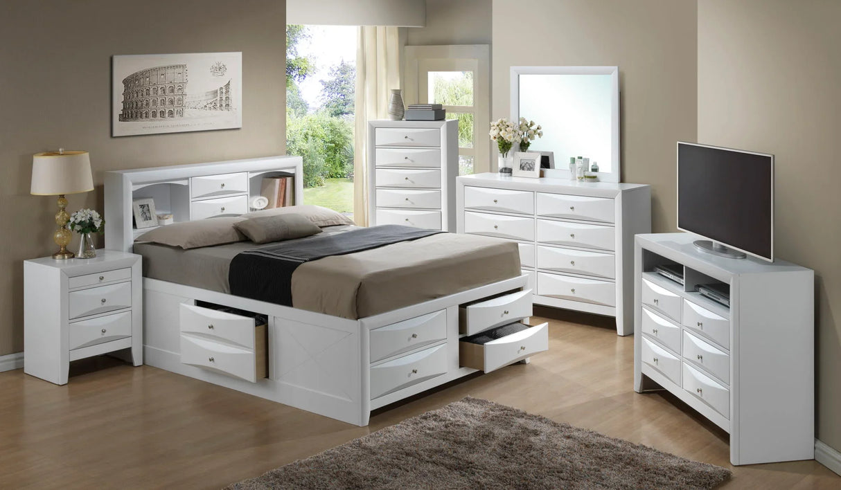Marilla - Storage Bed With Bookcase Headboard - Furniture Home Direct
