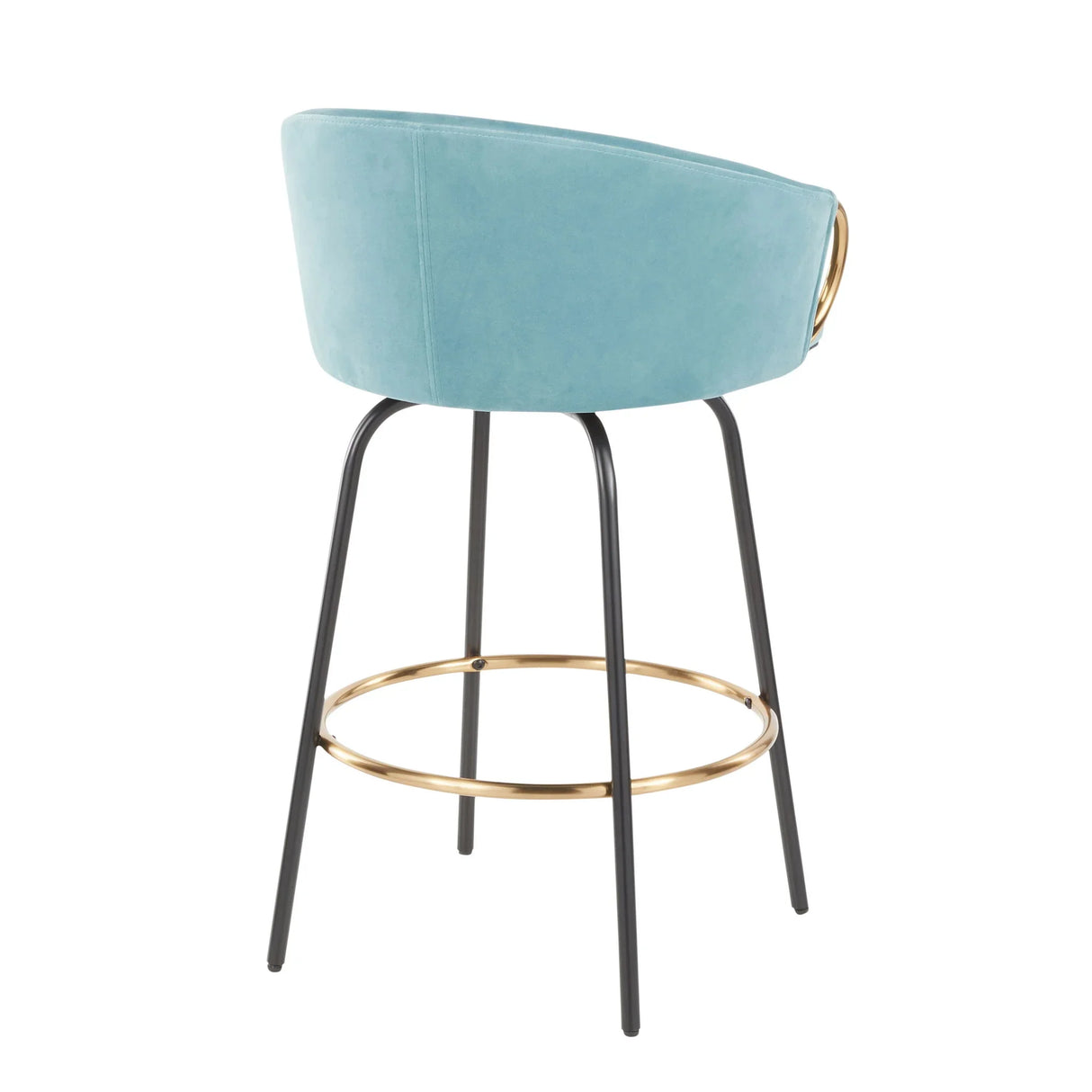 Claire - Contemporary / Glam Counter Stool (Set of 2) - Furniture Home Direct