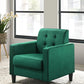 Hale - Velvet Accent Armchair With Tufting - Furniture Home Direct