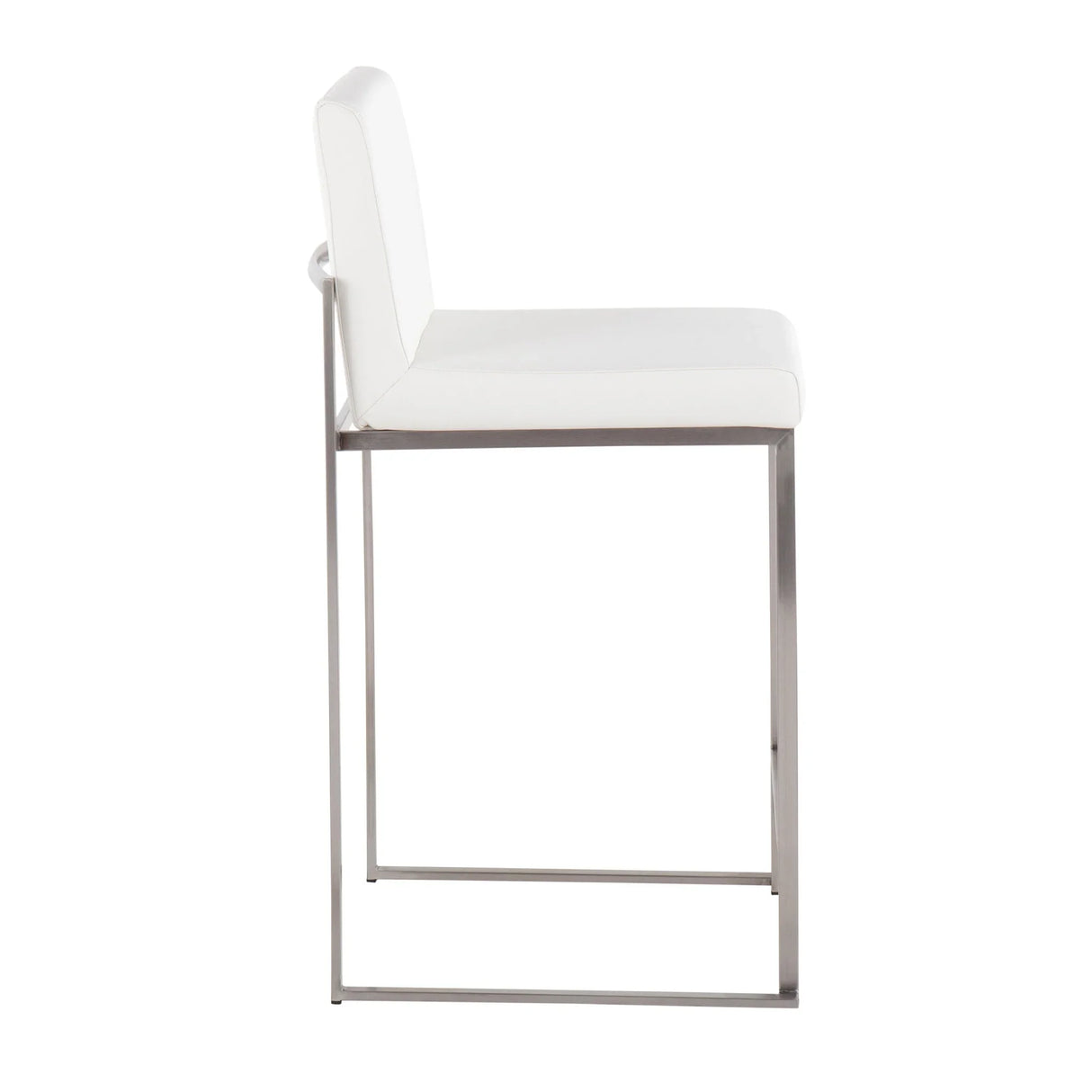 Fuji - Contemporary High Back Counter Stool, Functional Design - Furniture Home Direct