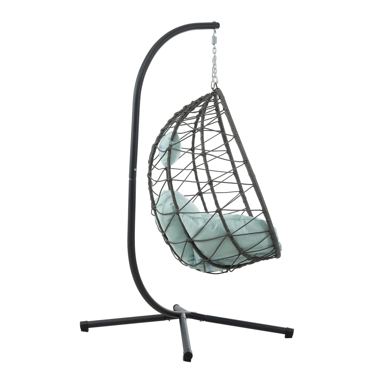 Egg Chair with Stand - Foam Green - Furniture Home Direct