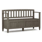 Brooklyn - Handcrafted Entryway Storage Bench - Furniture Home Direct