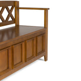 Amherst - Handcrafted Entryway Storage Bench - Furniture Home Direct
