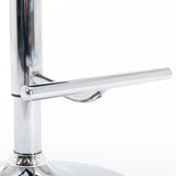 Counter Height Bar Stool Swivel Tufted Velvet Back Blue - Furniture Home Direct