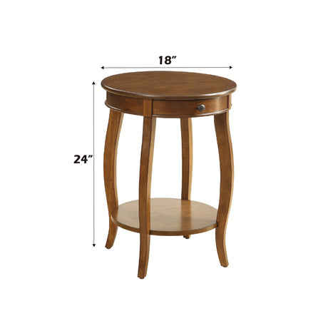 Alysa - Walnut Accent Table - Walnut - Furniture Home Direct