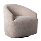Upholstered 360 Degree Swivel Chair - Furniture Home Direct