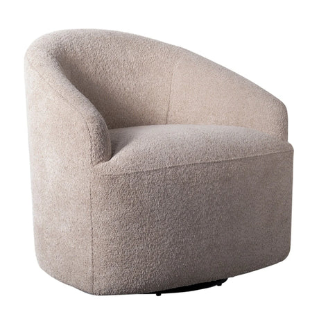 Upholstered 360 Degree Swivel Chair - Furniture Home Direct