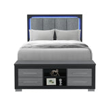 Emilia - Bed With Storage And LED Lighting - Furniture Home Direct