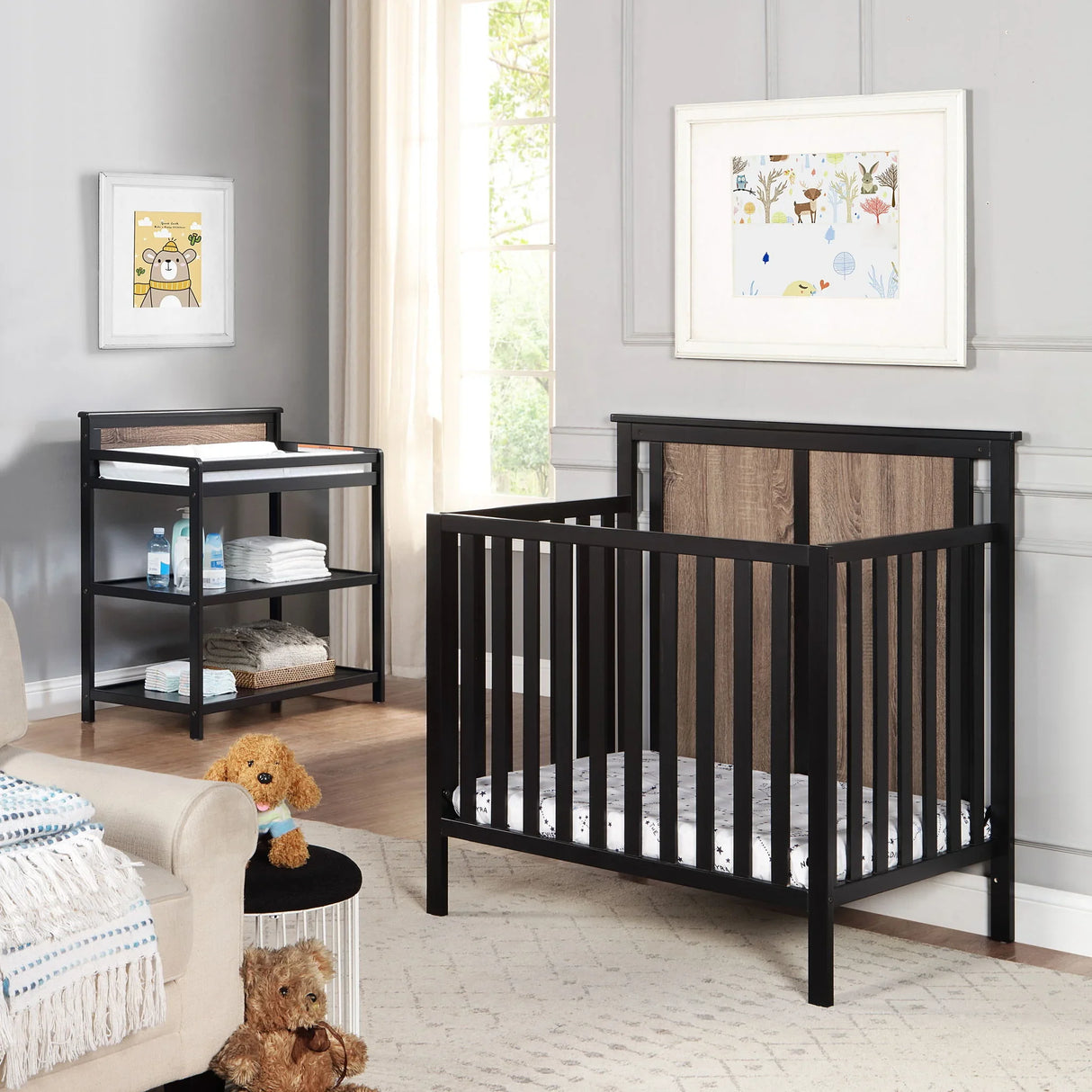 Connelly - Mini Crib With Mattress Pad - Furniture Home Direct