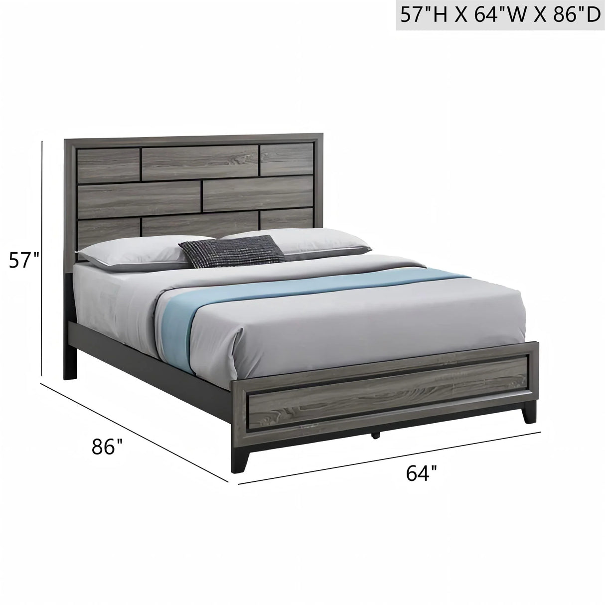 Glasgow - Bed Frame With Durable Construction - Furniture Home Direct