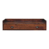 Floating Circle Bedside Table - Chestnut - Furniture Home Direct